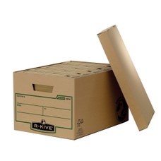 Transfer Box File - Brown/Green